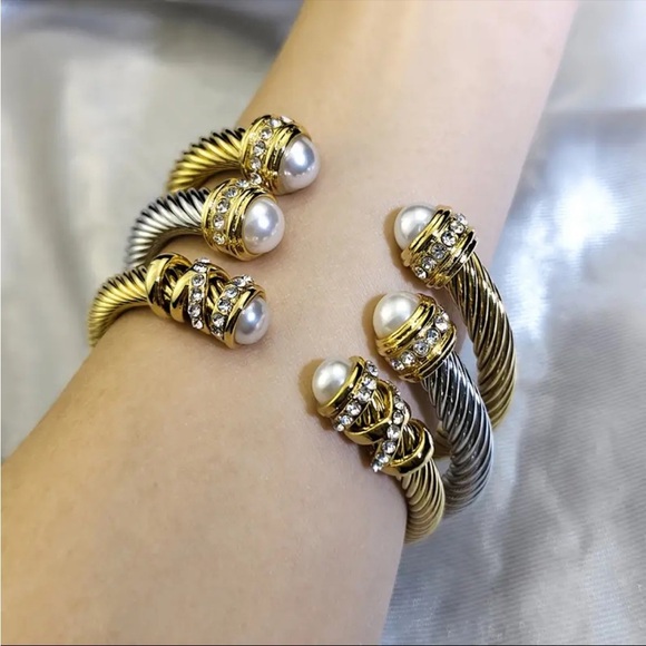 Twisted Cable Cuff Bracelet NWT - Picture 3 of 4